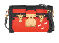 Petite Malle Bag, Epi, Red/Black, DU4105 (2015), DB/S, 3*